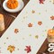 Fall Table Runner – Cardinal Red Bird & Maple Leaves, Autumn Thanksgiving Table Décor, 13 x 72 Inch